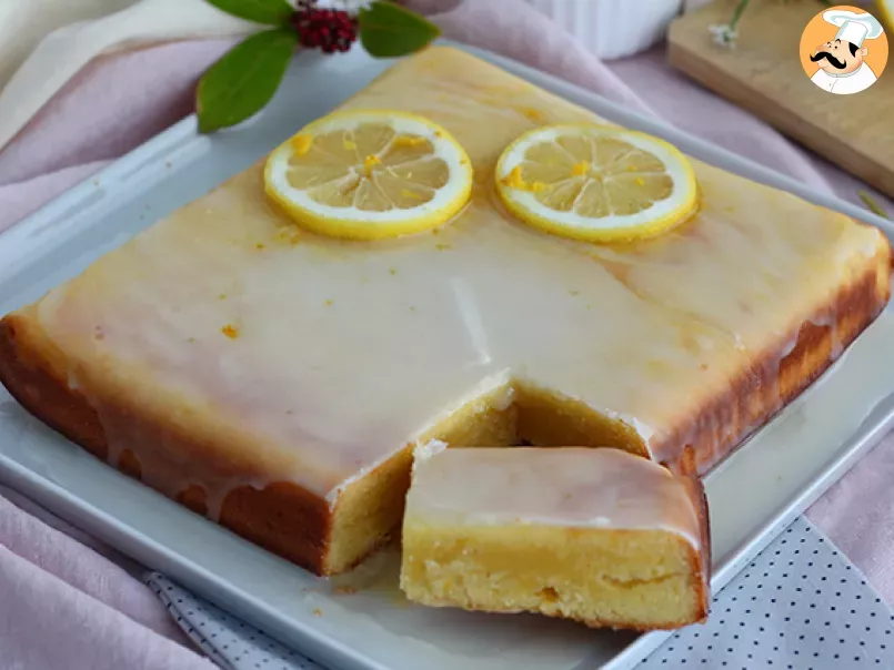 Glazed lemon brownies - Lemon bars, photo 4