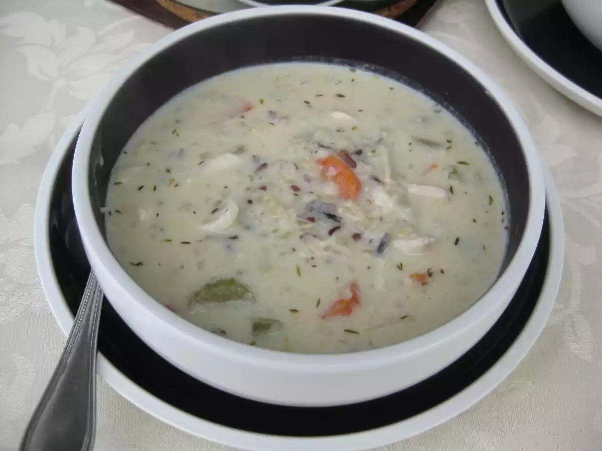 Gluten Free Chicken And Sprouted Rice Soup