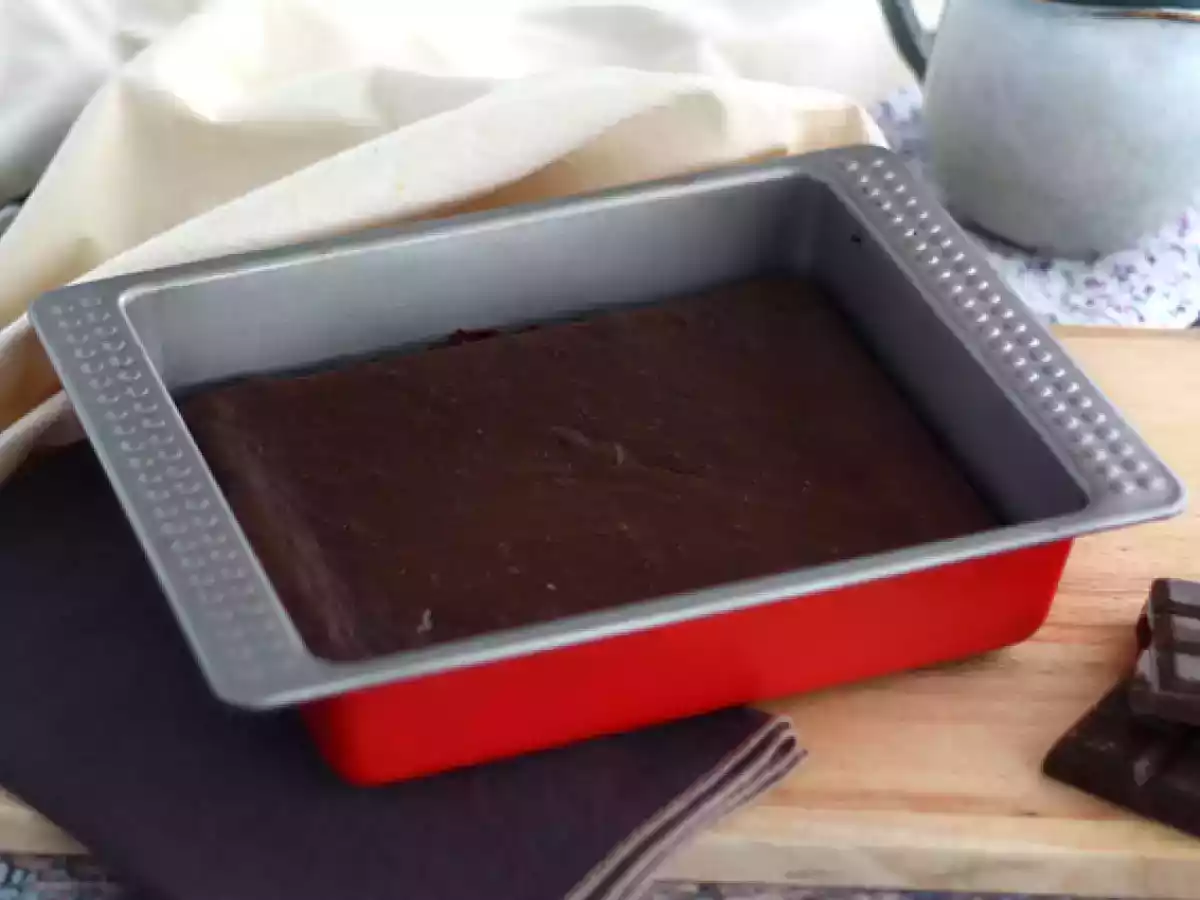 Gluten-free chocolate fondant with red beans - dairy-free - photo 2
