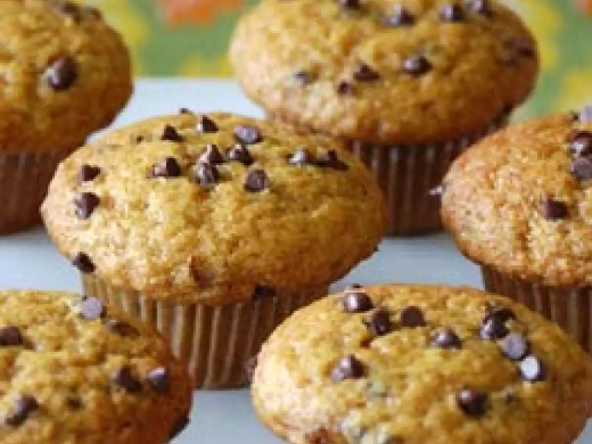 Gluten/Dairy-Free Chocolate Chip Pumpkin (& Vegan) Muffins
