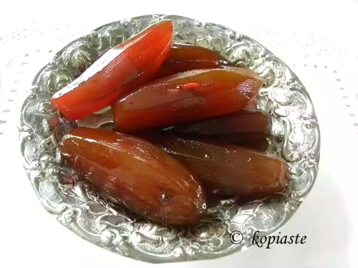 Glyko Melitzanaki me Grenadini (Eggplant with Grenadine Spoon Sweet) - photo 2