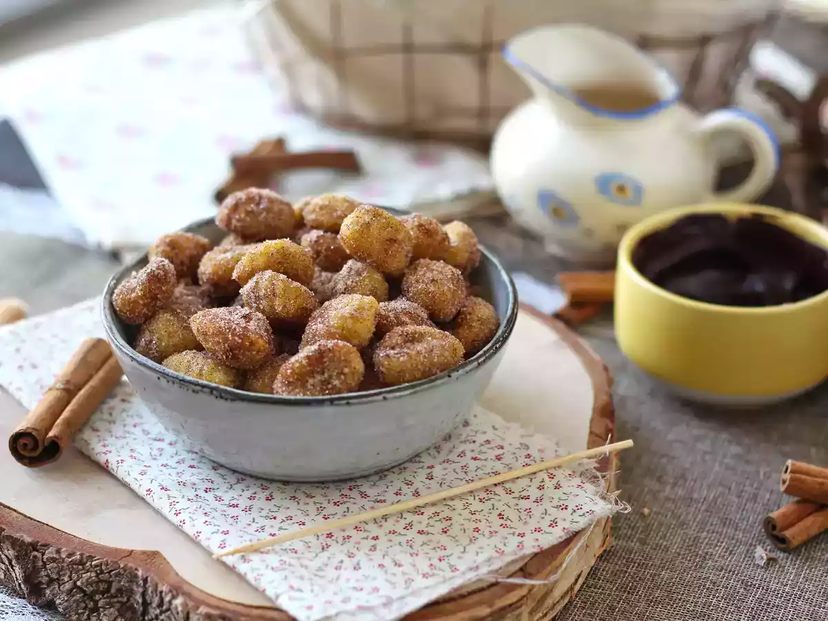 Gnocchi with airfryer: a cinnamon dessert recipe to savour!