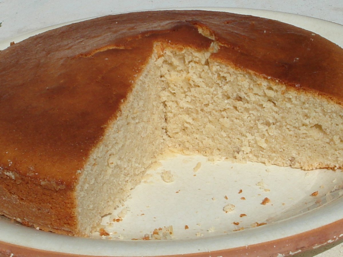 Goat Milk Yogurt Cake, cardamom and coconut butter