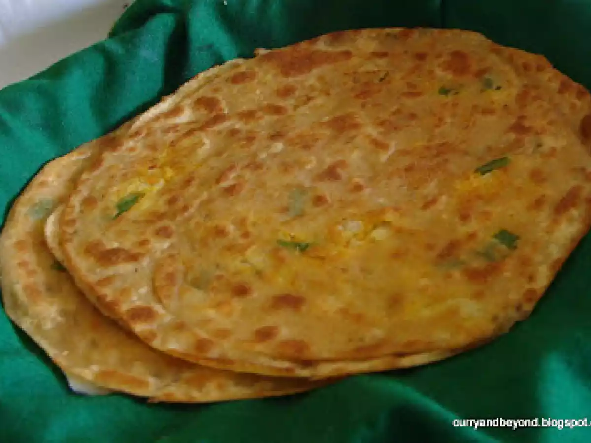 Gobi Ka Paratha - Flat bread with Cauliflower stuffing