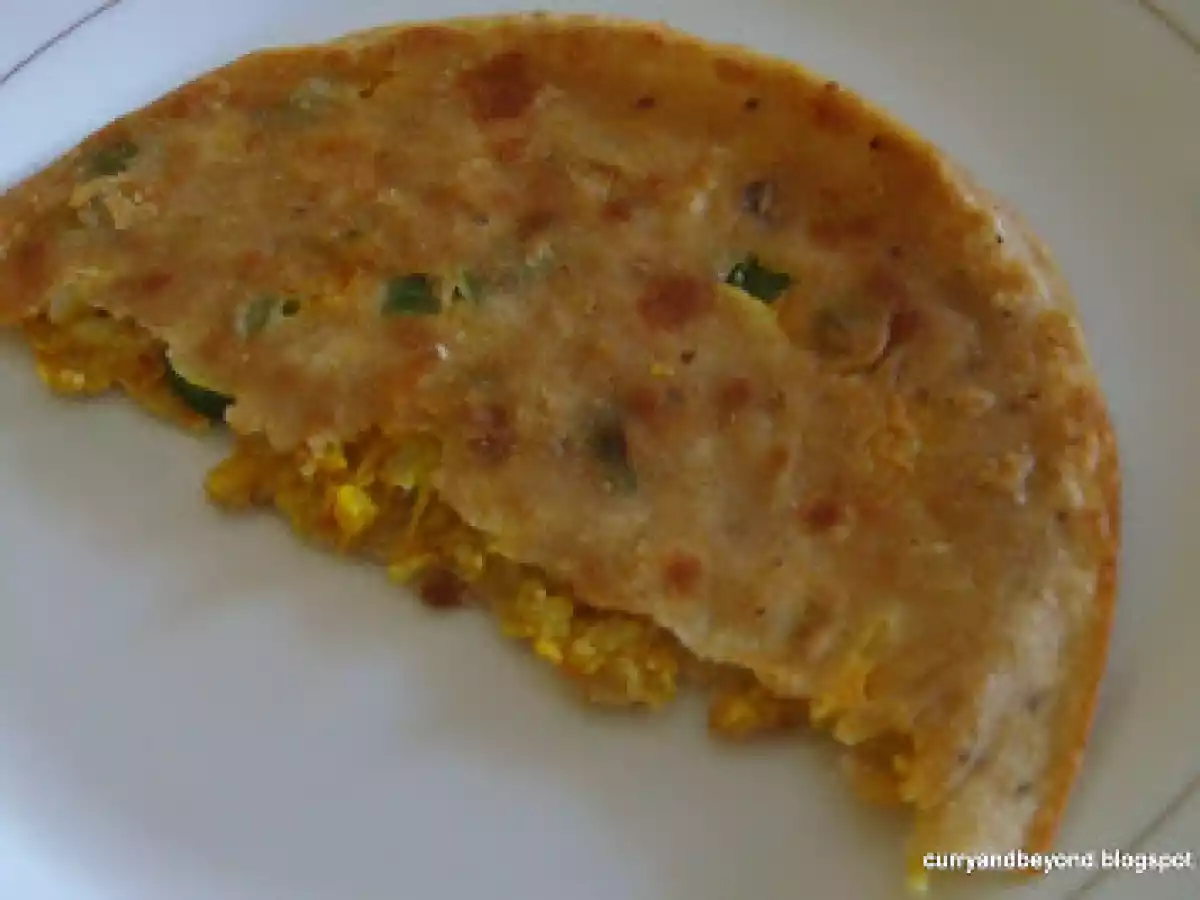 Gobi Ka Paratha - Flat bread with Cauliflower stuffing - photo 2