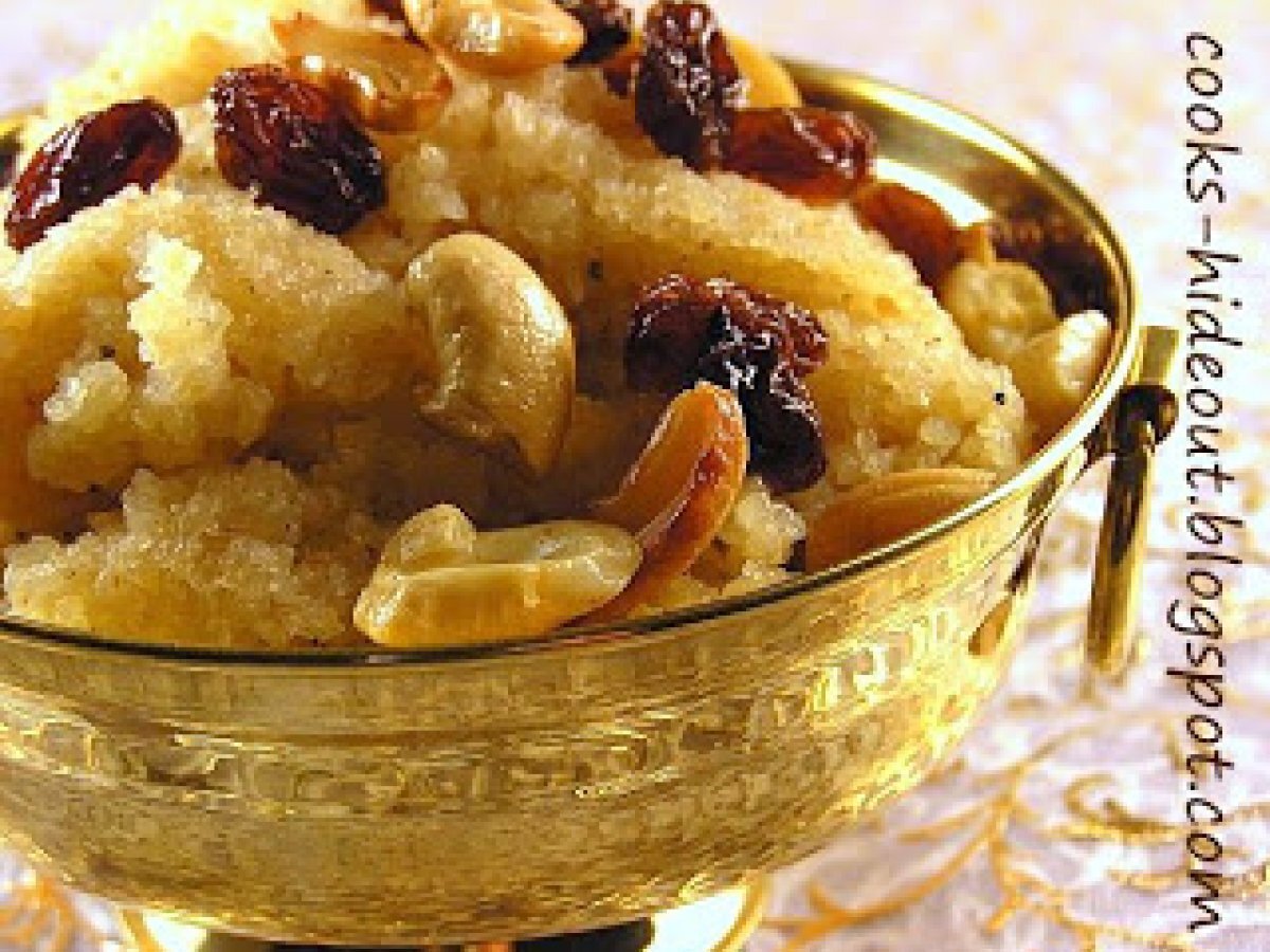 Godhuma Rawa Halwa (Broken Wheat Halwa) - photo 2