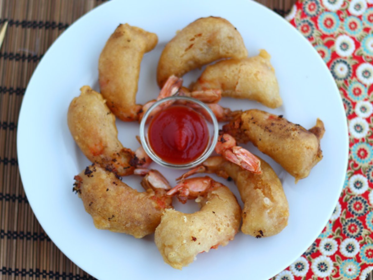 Golden fried prawns - Video recipe! - photo 2