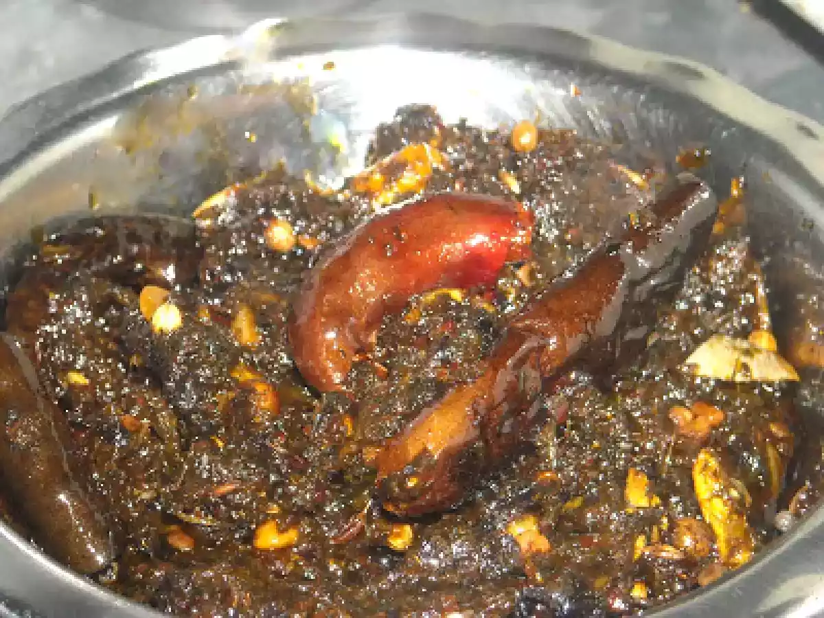 Gongura Pachadi (Red sorrel leaves pickle)
