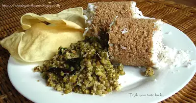 Gotham puttu recipe and cherupayar dish