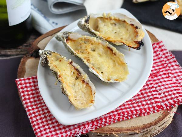 Gourmet gratin oysters