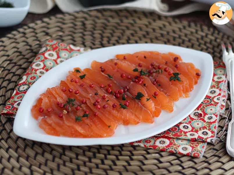 Gravlax, the Swedish-style marinated salmon, photo 1