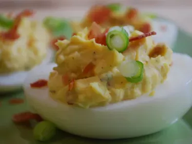 Great Eggs-pectations! Bacon and Cheddar Deviled Eggs! - photo 6