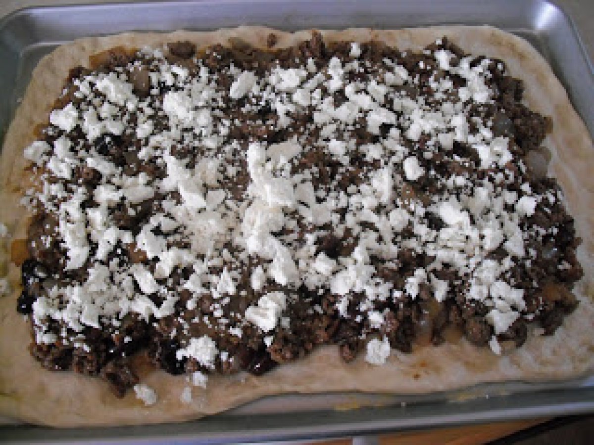 Greek Meat Pizza Pie - photo 2