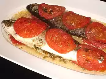 Greek sea bass recipe (lavraki)