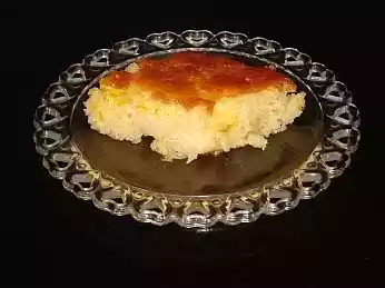Easy greek sweet orange pie recipe (portokalopita)