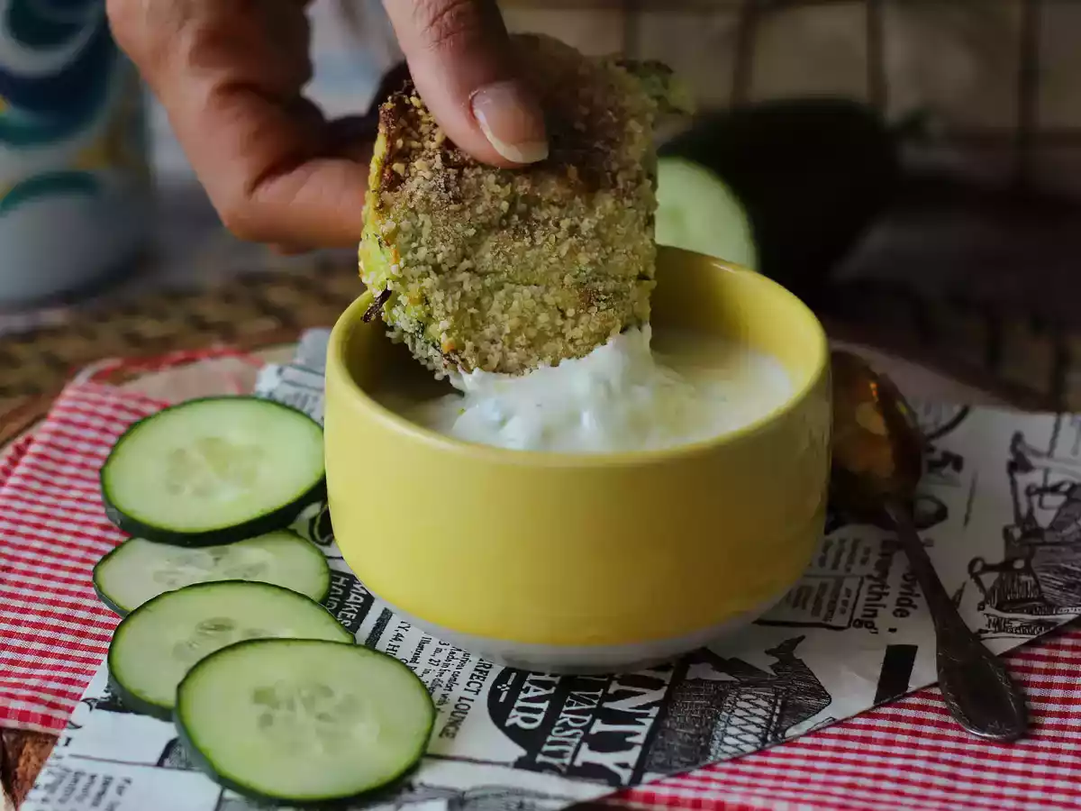 Greek yogurt, cucumber and onion sauce - photo 2