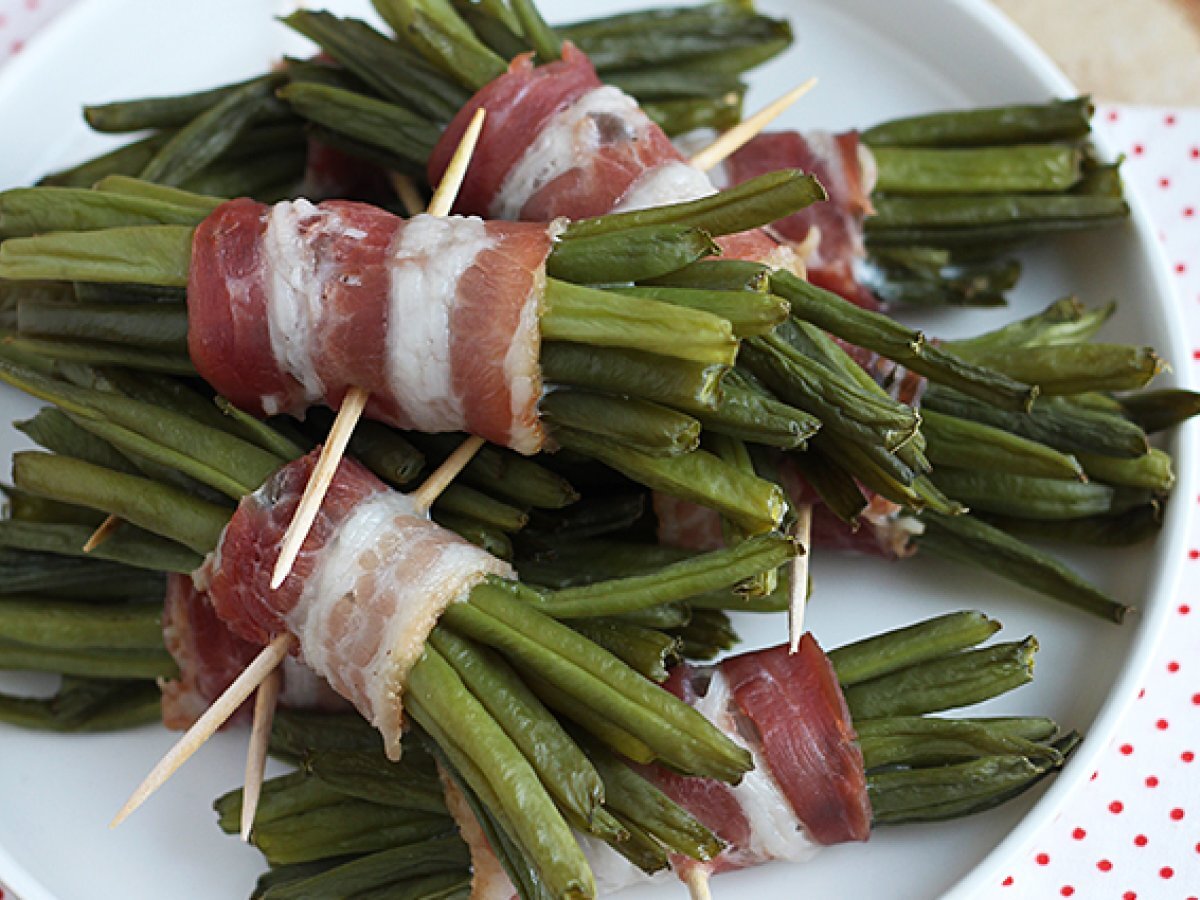 Green bean and bacon bundles - photo 2