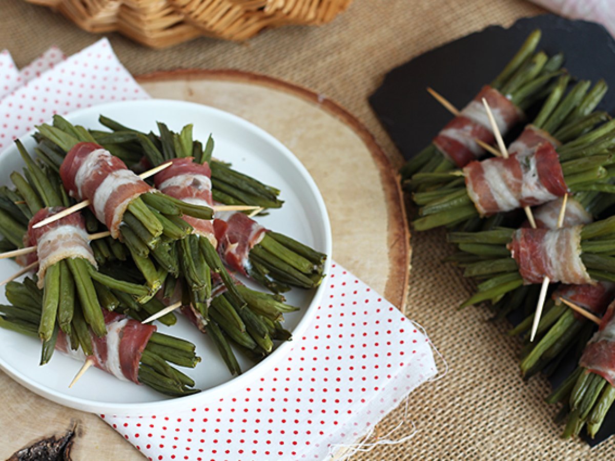 Green bean and bacon bundles - photo 3