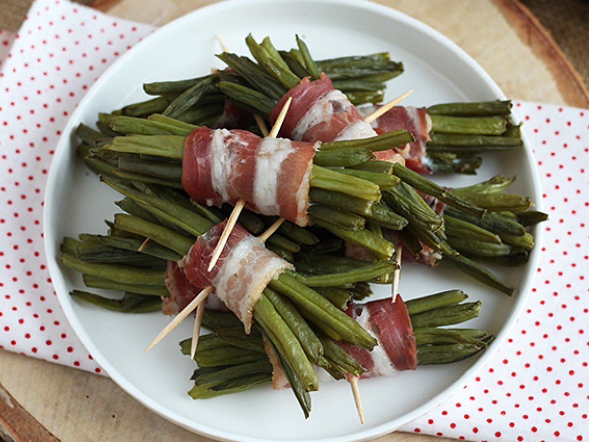 Green bean and bacon bundles - photo 4