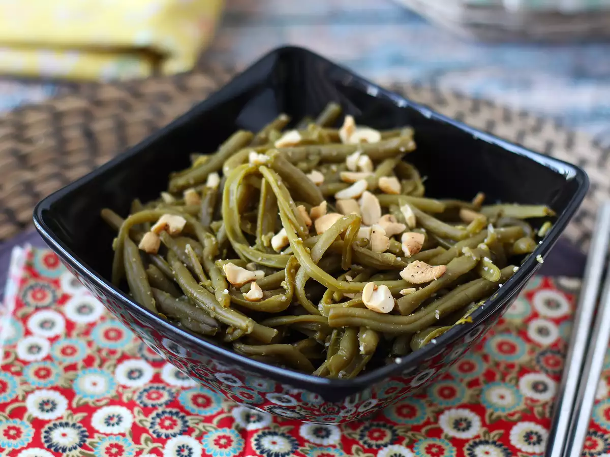 Green beans with Thai sauce, cooked in an Air Fryer - photo 2