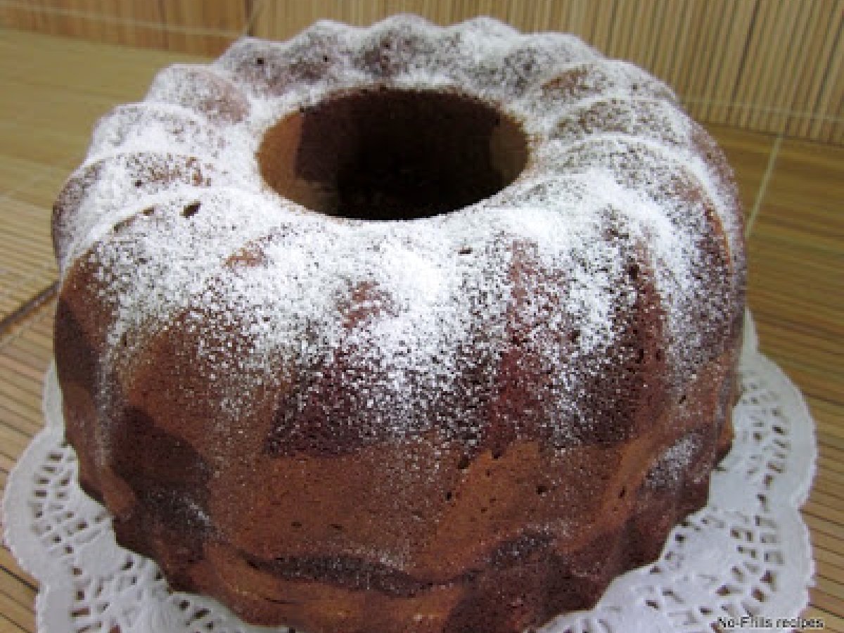 Green tea Chocolate Bundt Cake