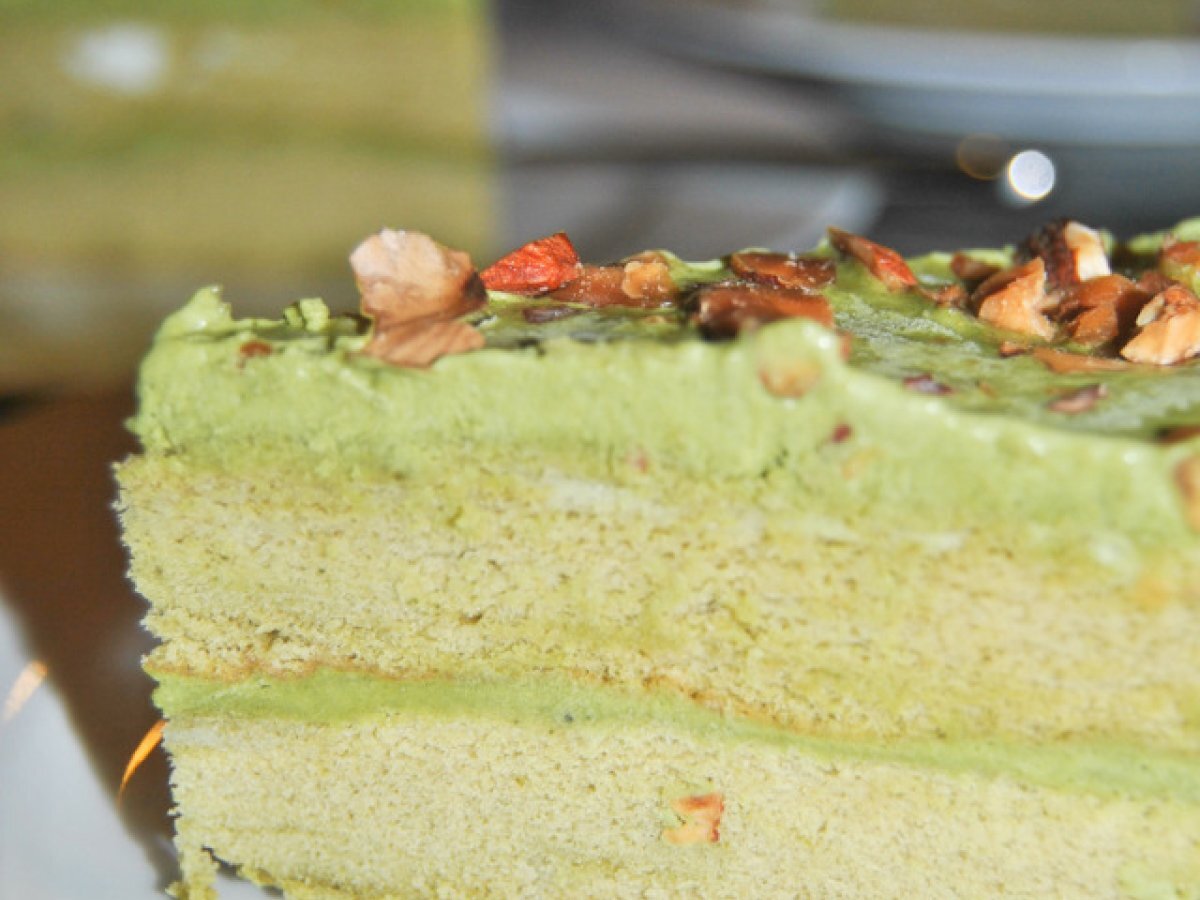 Green Tea Ice Cream Cake