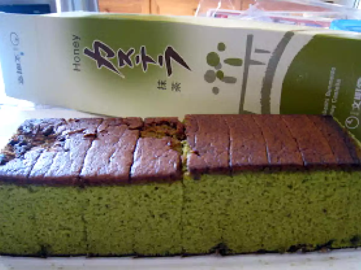 Green Tea Kasutera/Castella Cake - photo 2