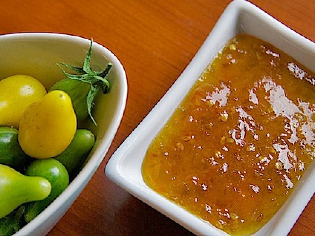 Green tomato marmalade - Recipe Petitchef