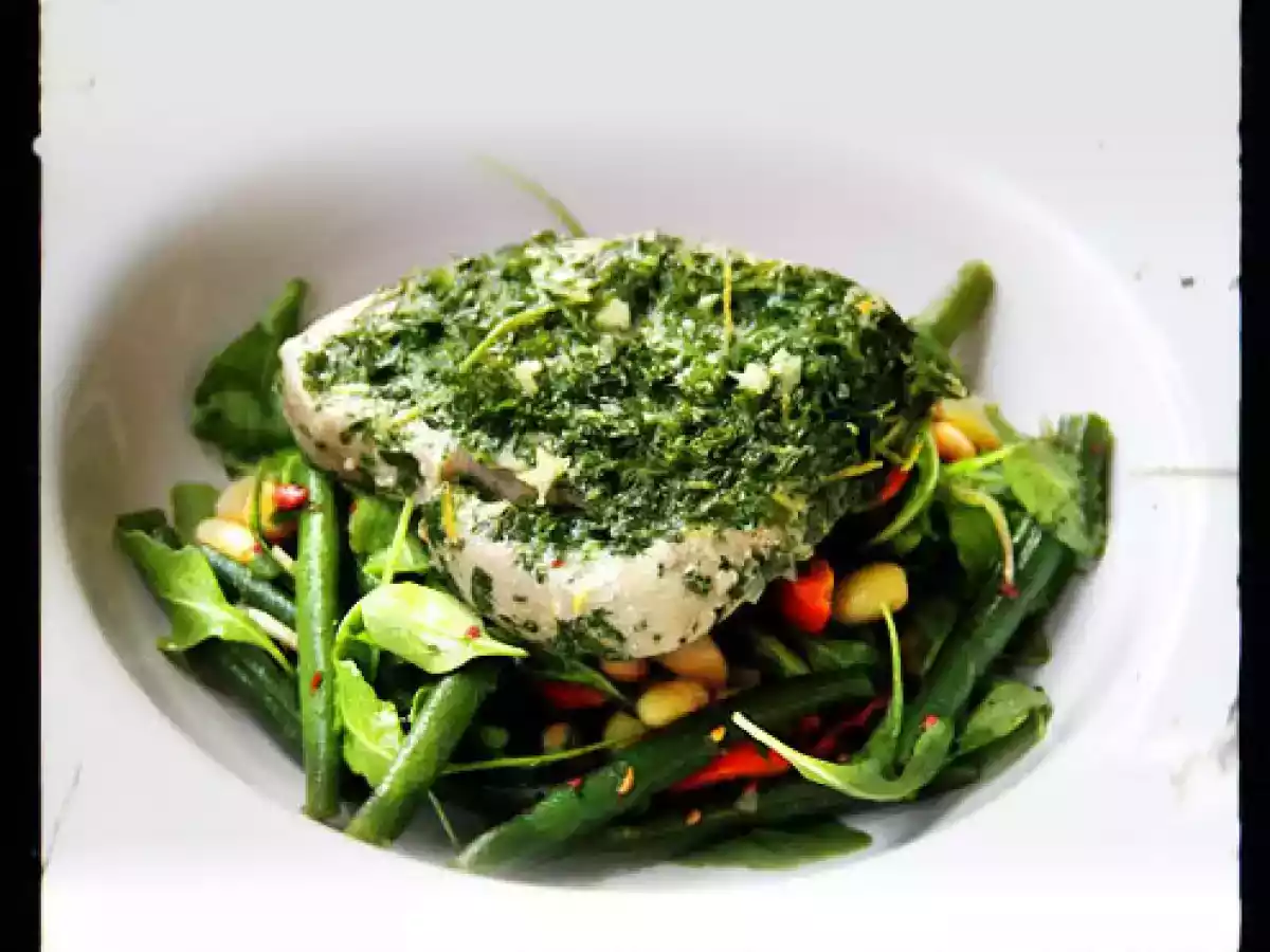 Gremolata Poached Tuna & Bean Salad