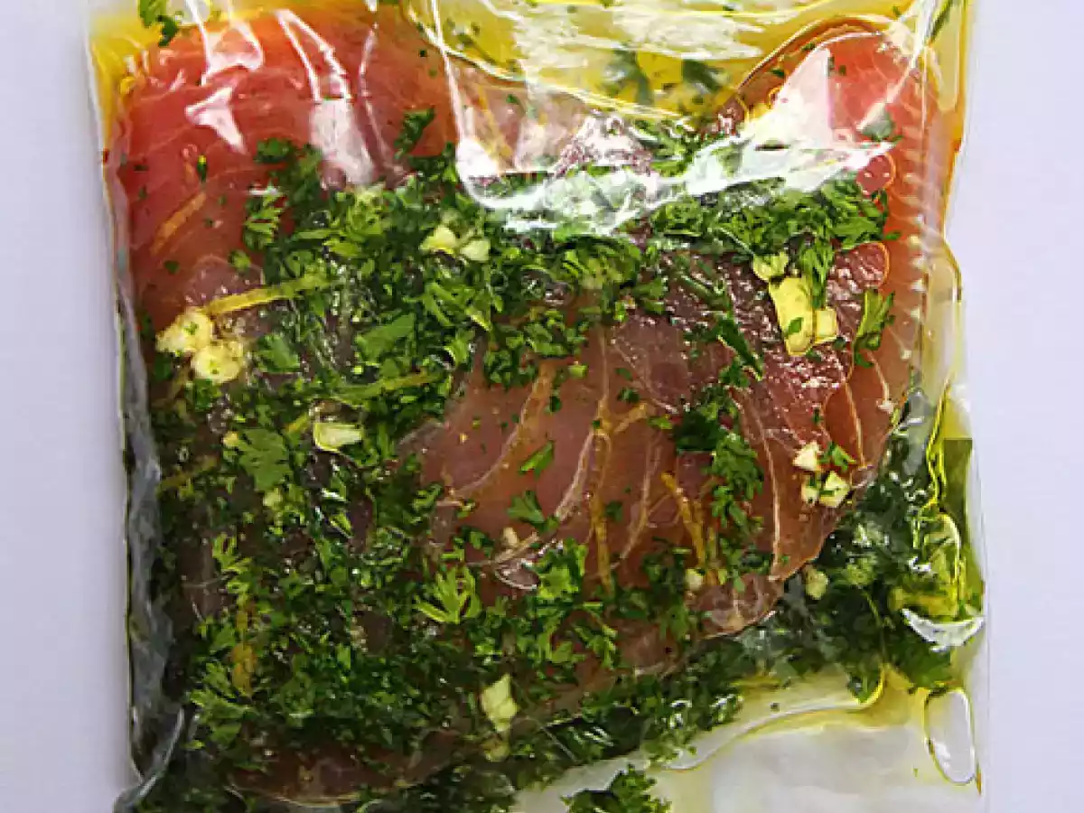 Gremolata Poached Tuna & Bean Salad - photo 3