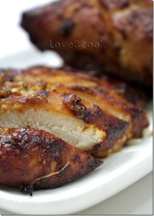 Grilled blackpepper mayonnaise chicken & awards, Recipe Petitchef