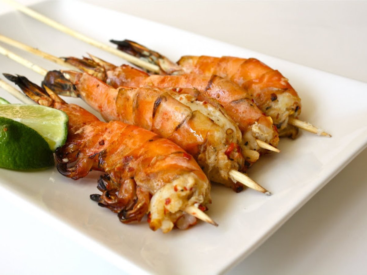 Grilled Jumbo Prawns