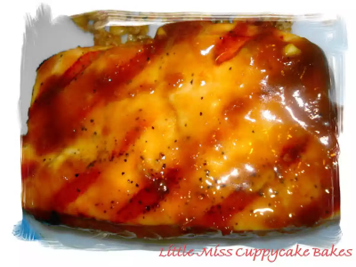 Grilled Salmon with a Brown Sugar and Mustard Glaze