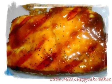 Grilled Salmon with a Brown Sugar and Mustard Glaze
