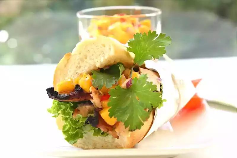 Grilled spicy chicken sandwich recipe