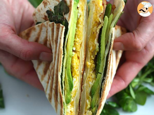 Grilled tortilla wrap brunch style - tortilla wrap hack - photo 5