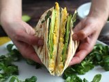 Grilled tortilla wrap brunch style - tortilla wrap hack, photo 2