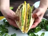 Grilled tortilla wrap brunch style - tortilla wrap hack, photo 2