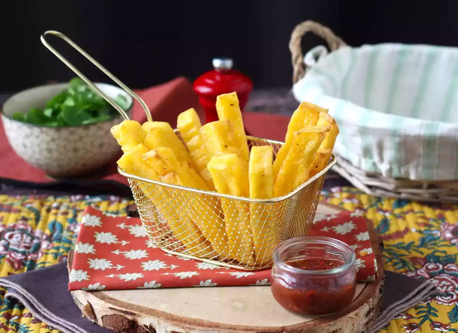 Crispy air fryer polenta sticks recipe: guilt-free treat