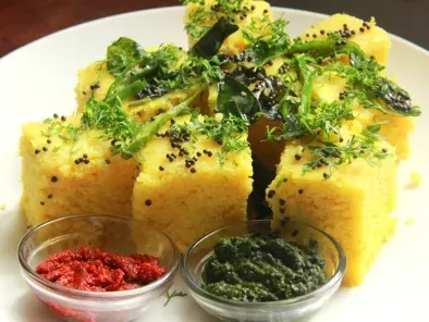 Gujarati dhokla recipe