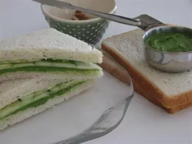 Gujarati Green Chutney Sandwich