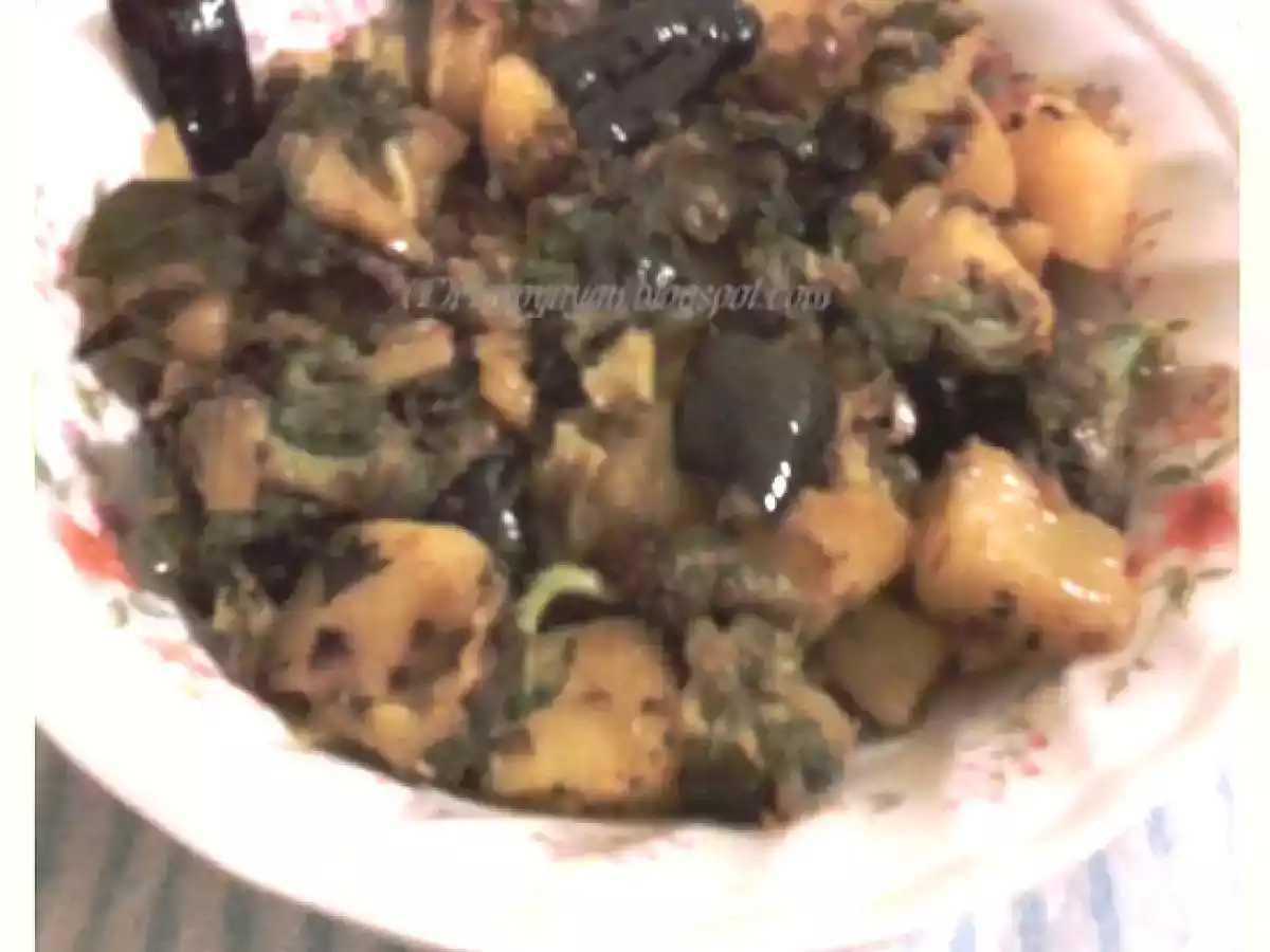Gujrati Potato, Broccoli n Brinjal Curry