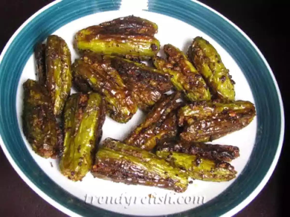Gutti Dondakaya Koora (Stuffed Ivy Gourd) (Dry Curry) - photo 2