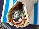 Gyros with halloumi, a vegetarian version of the greek sandwich!, photo 2