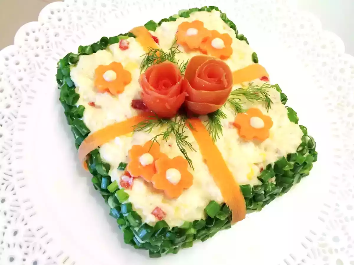 Halal Japanese Potato Salad Cake