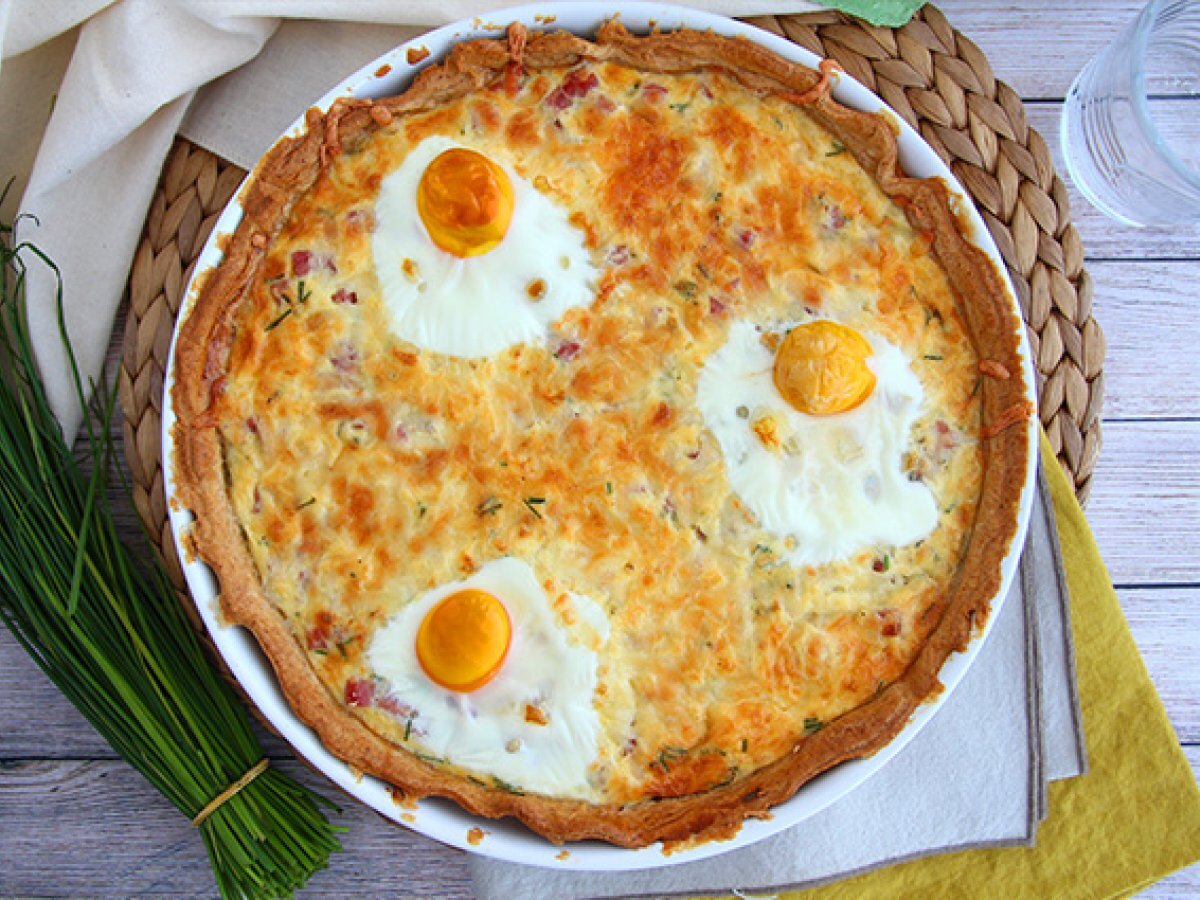 Ham and eggs quiche - photo 4