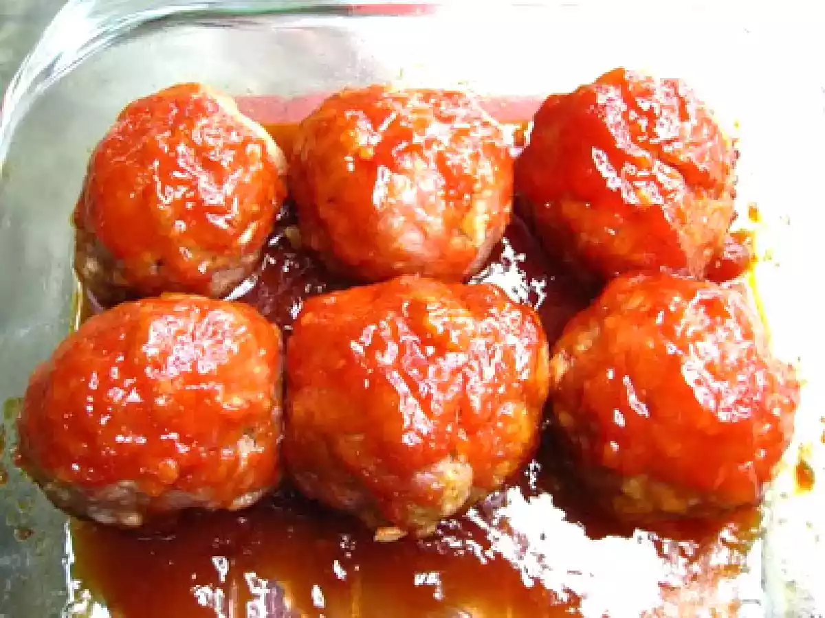Ham Balls In Barbecue Sauce