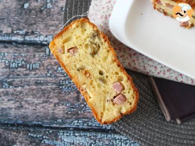 Ham, olive and sun-dried tomato cake with skyr - photo 3