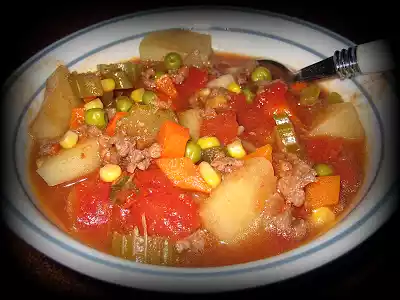 Hamburger soup recipe (slow cooker)