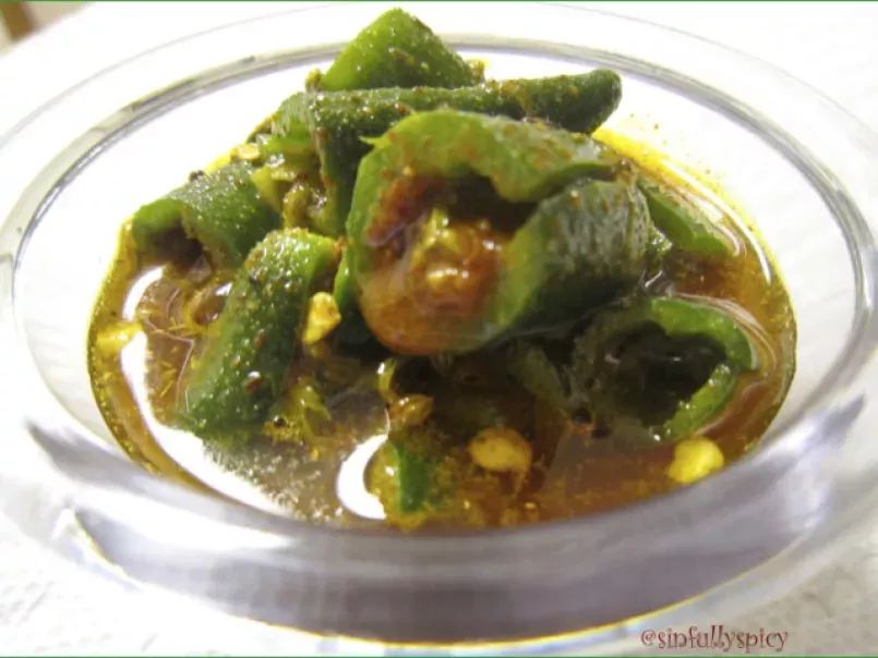 Hari Mirch Ka Achaar/Green Chilli Pickle-North Indian Style - photo 2